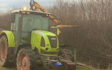A&m maclennan ltd with Hedge cutter at Culbokie
