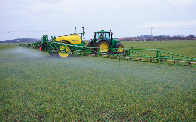 Robert carswell and sons with Trailed sprayer at United Kingdom