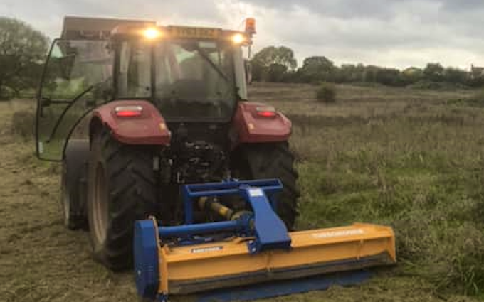 Mb land services  with Mower at Frampton Cotterell