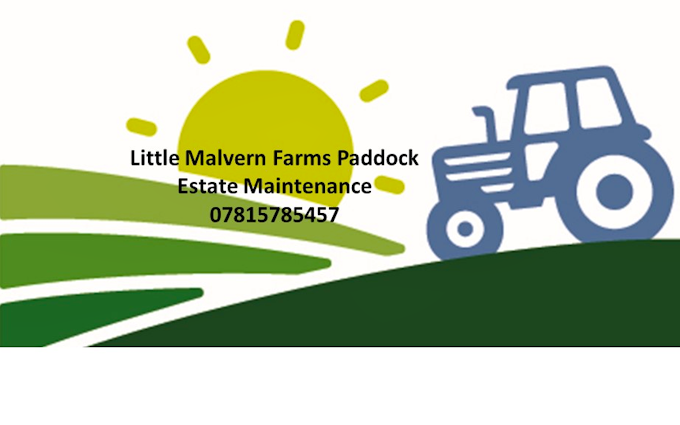 Little malvern farm paddock maintenance  with ATV sprayer at Little Malvern