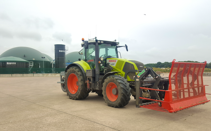 A&s eggleston with Forage harvester at United Kingdom