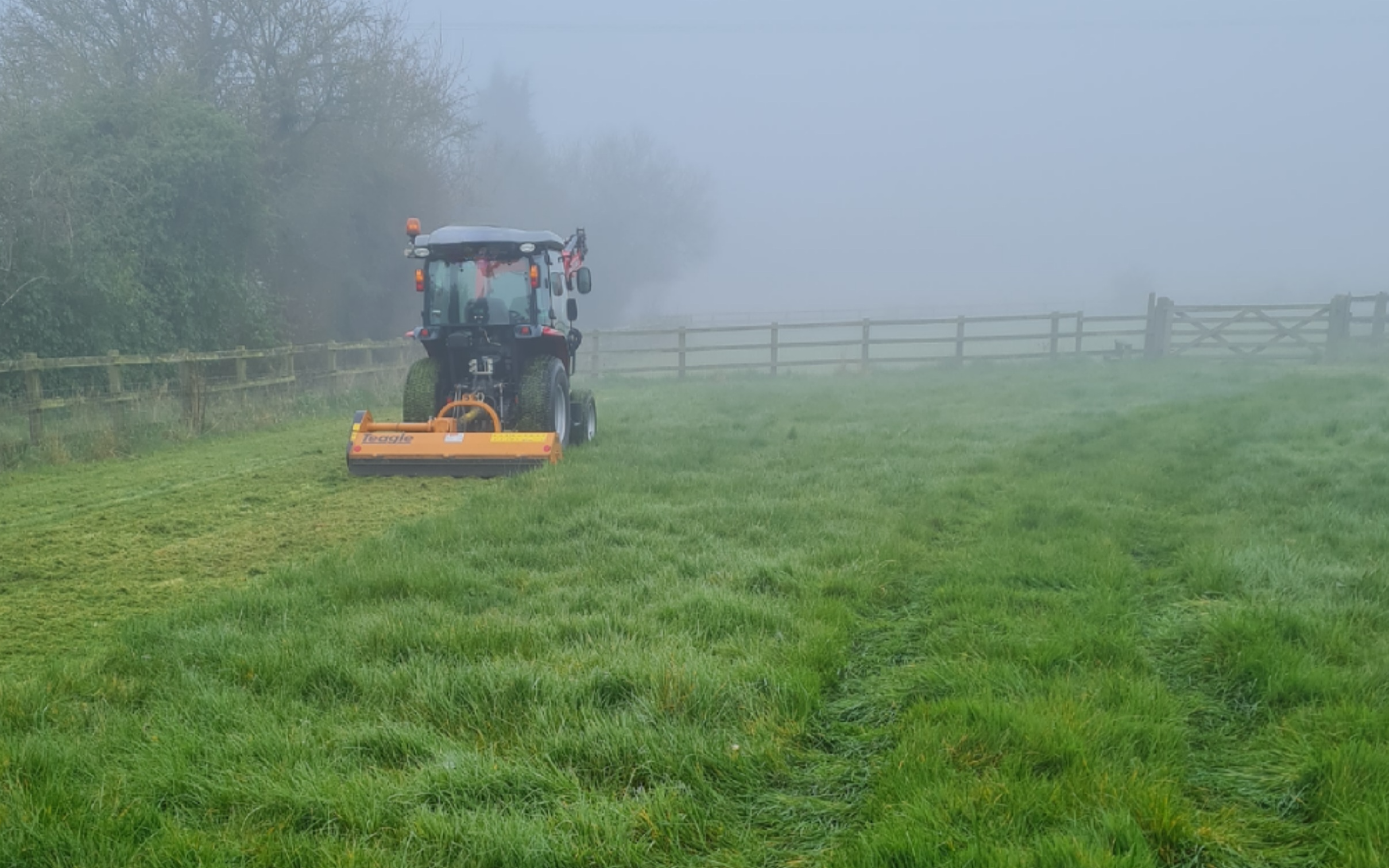 Gph landscape management  with Verge/flail Mower at Burton upon Trent