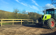 Bright’s agri contracting with Fencing at Barn Park