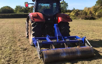 Mb land services  with Meadow aerator at Frampton Cotterell