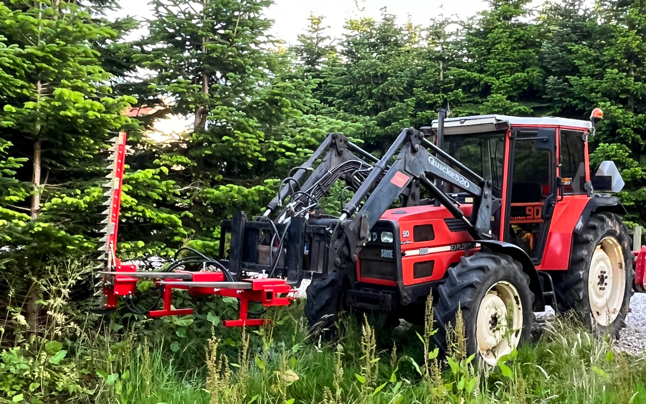 Enk service med Hegnsklipper ved Sulsted