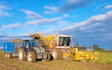 Three rivers contracting  with Beet harvester at Wyndham