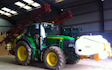 Flag leaf ltd with Tractor-mounted sprayer at Rossett