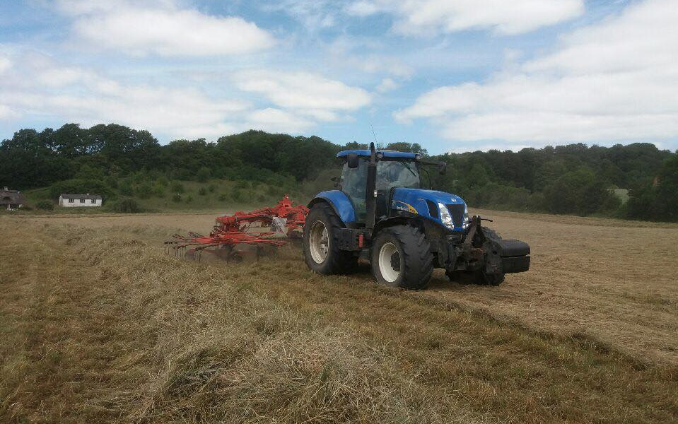 Dybmosegaard maskinstation med Samler ved Aarup