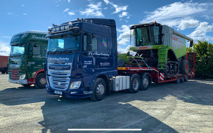 J turner contracting with Low loader at Coningsby