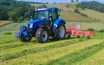 Gdp agricultural contracting with Mower at Presteigne