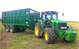 Pg groundcare ltd with Silage/grain trailer at Hollybank