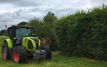 Waikato hedgecutters limited  with Hedge cutter/mulcher at Rotowaro