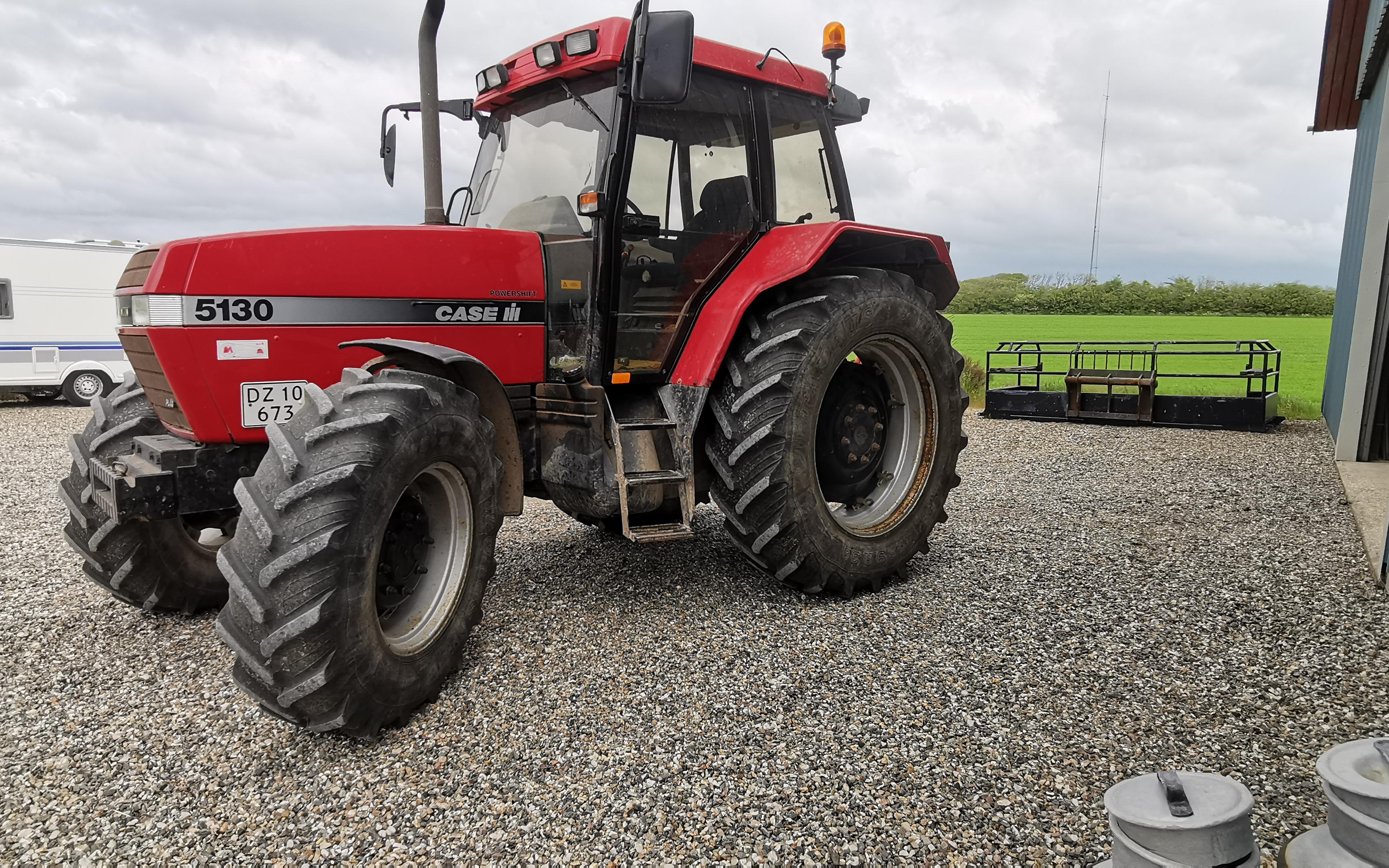 Sdr. tørring maskinstation med Traktor 101-200 hk ved Lemvig