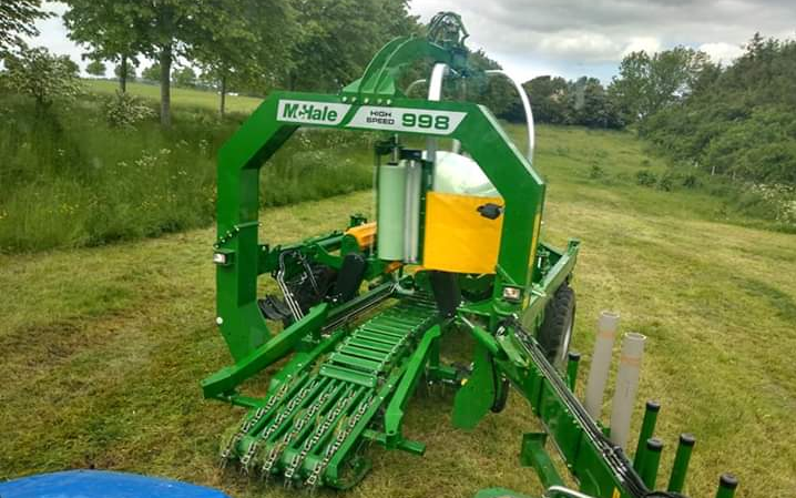 Kp maskinstation  med Wrapper ved Jyderup