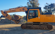 Olsen contracting  with Excavator at Windwhistle