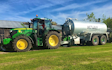 Alternative fertiliser solutions  with Slurry spreader/injector at Sutton Benger