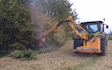 Darsdale contracts limited  with Hedge cutter at Ringstead