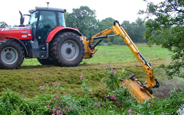 Horn agricultural with Hedge cutter at United Kingdom