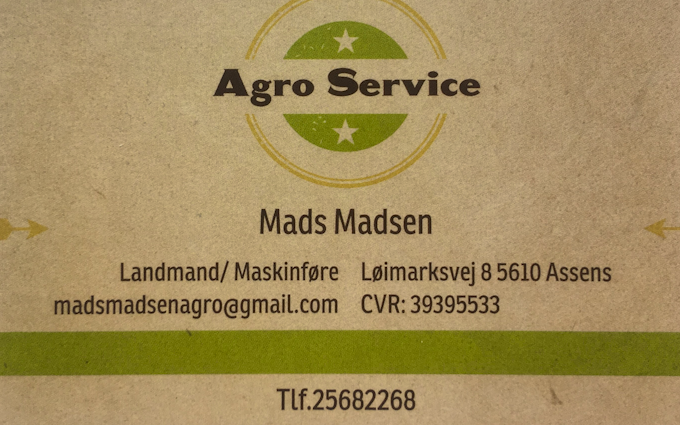 Agro service med Servicebil ved Ebberup
