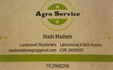 Agro service med Servicebil ved Ebberup