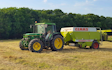 Murray farms ltd with Large square baler at Cressage