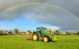 A. farrell contracting with Meadow aerator at United Kingdom
