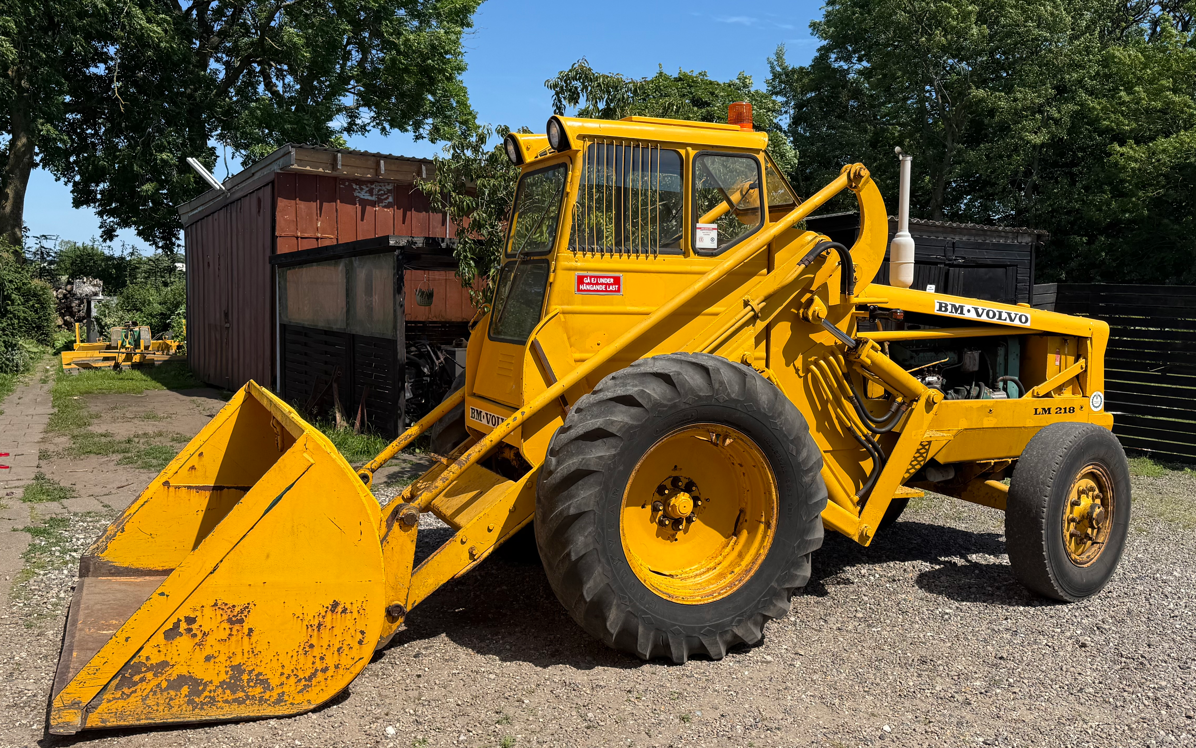 Agro service nord  med Gummiged ved Dronninglund