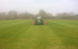 Pg groundcare ltd with Mower at Hollybank