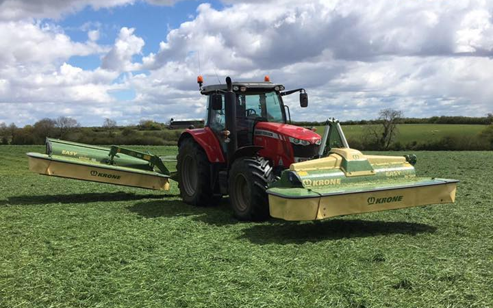 C g lucas & sons with Mower at Cowbridge