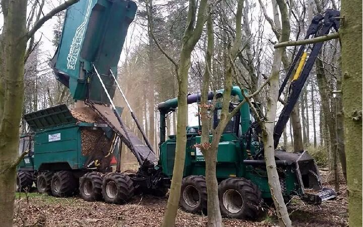 Naturklip med Flishugger ved Hobro