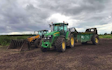 T&b agricultural contractors ltd with Manure/waste spreader at United Kingdom
