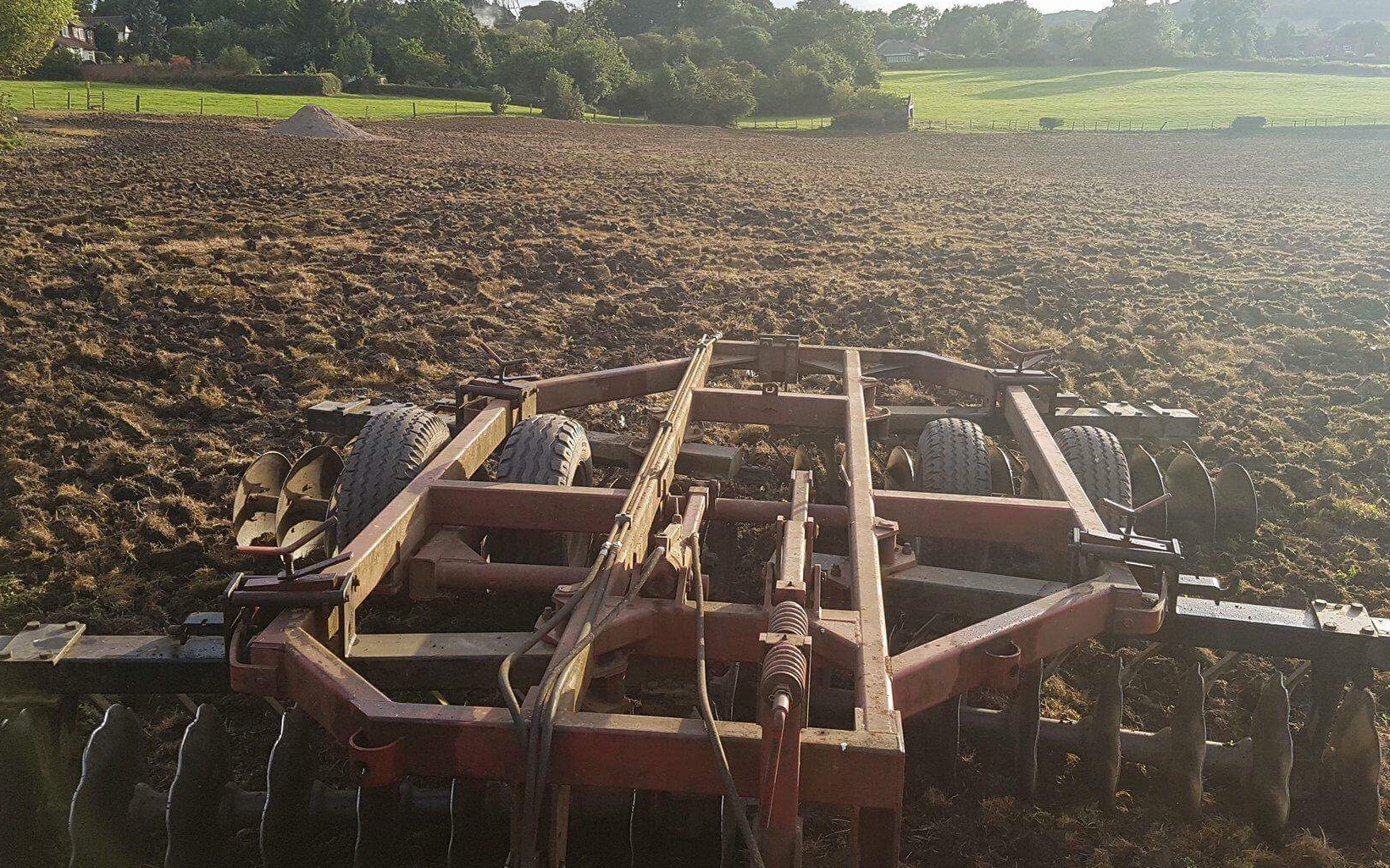 B & aj elson with Rotovator at Thringstone