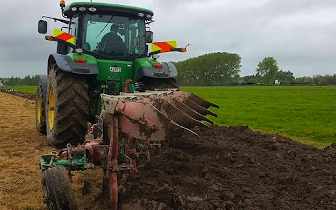 Chapman agriculture ltd  with Plough at Cust