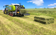 Berkshire agripower ltd with Large square baler at Chieveley