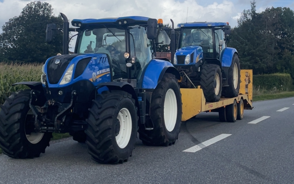 Marktech med Blokvogn ved Janderup Vestj