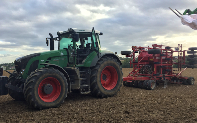 Notley farming with Drill at United Kingdom