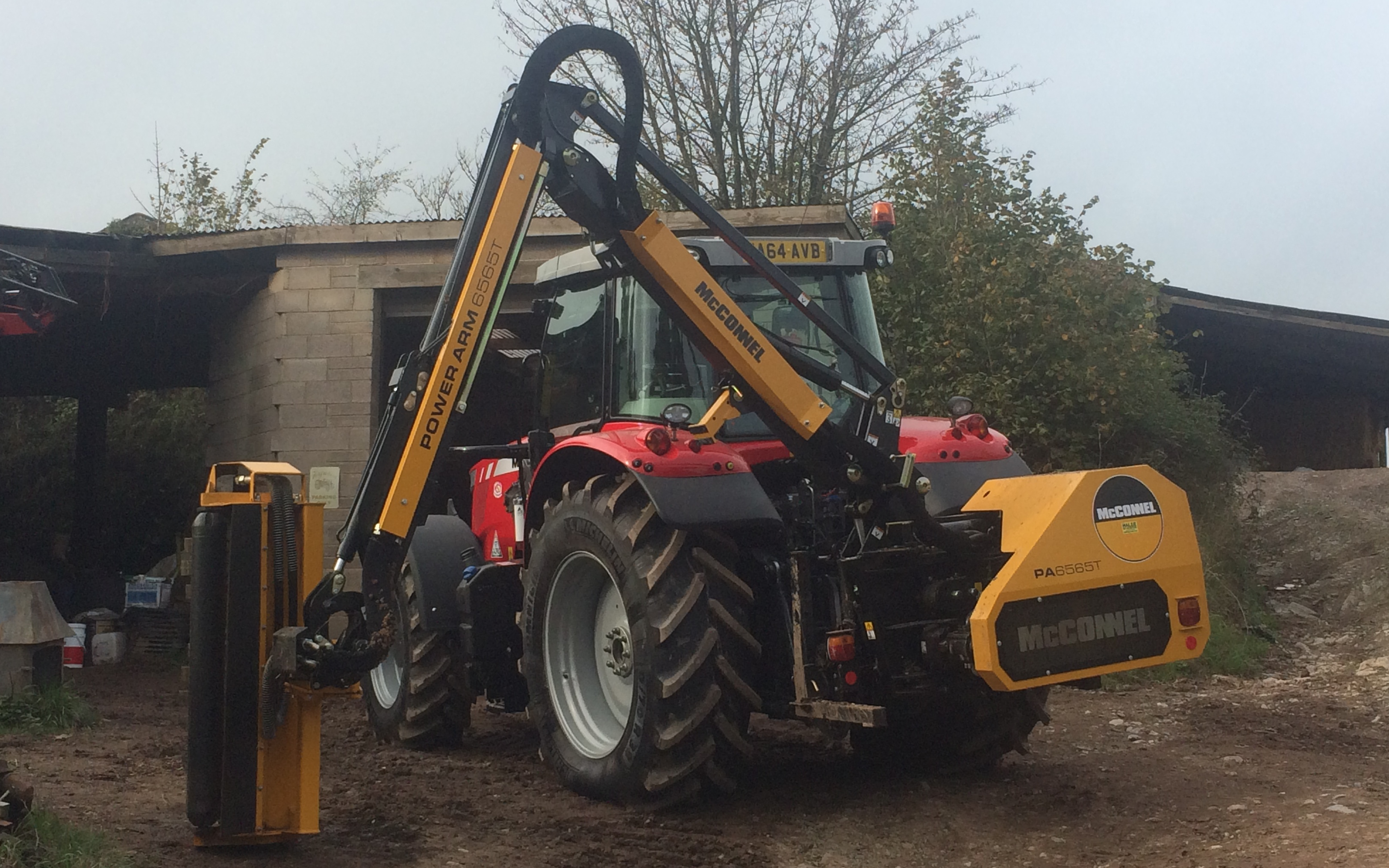 Wildwoods contractors with Hedge cutter at United Kingdom