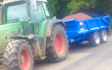 C r ellis contracting  with Tipping trailer at Axminster