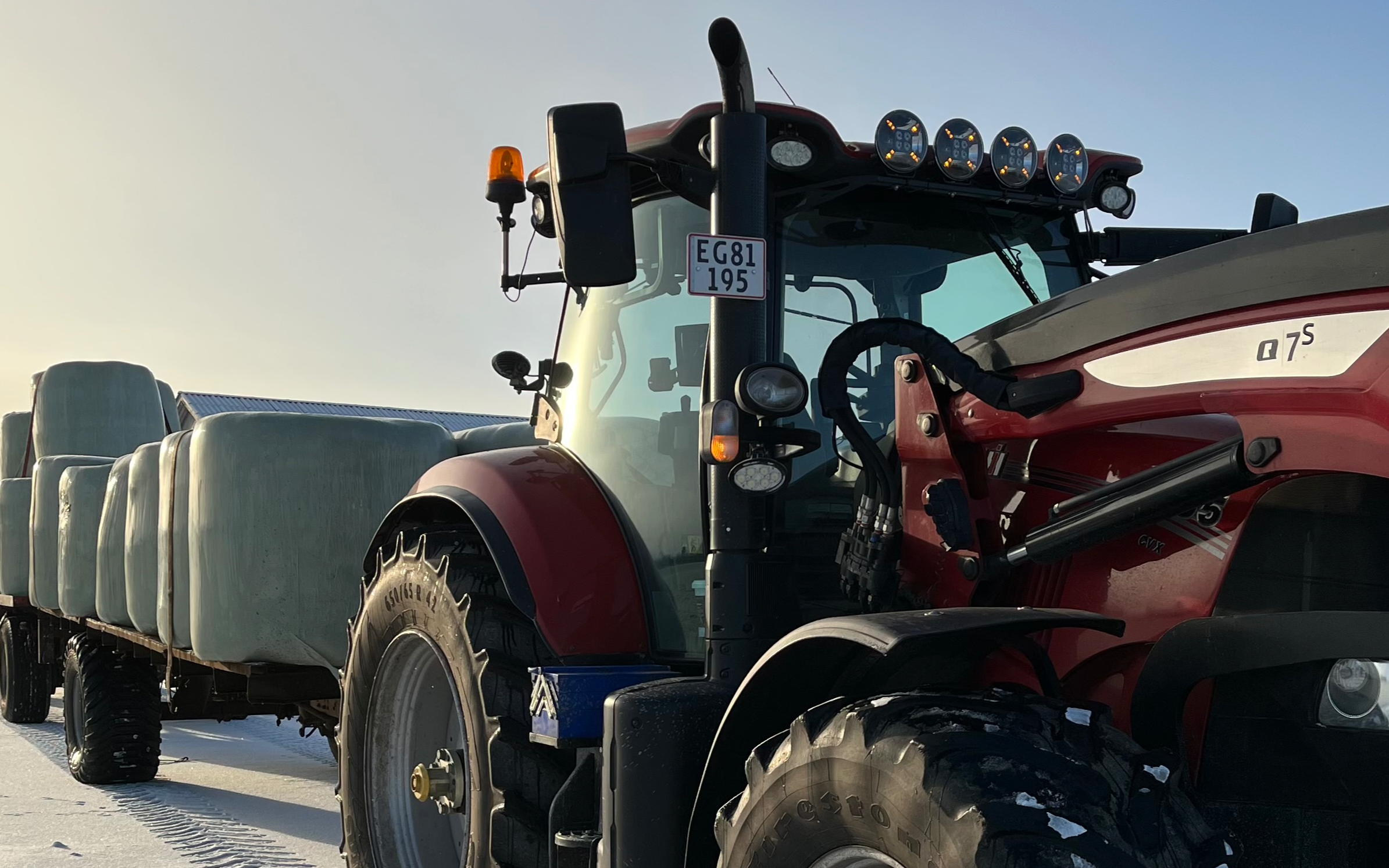 Jonas schultz med Halmvogn ved Branderup