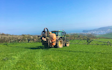 Wildwoods contractors with Tractor-mounted sprayer at United Kingdom