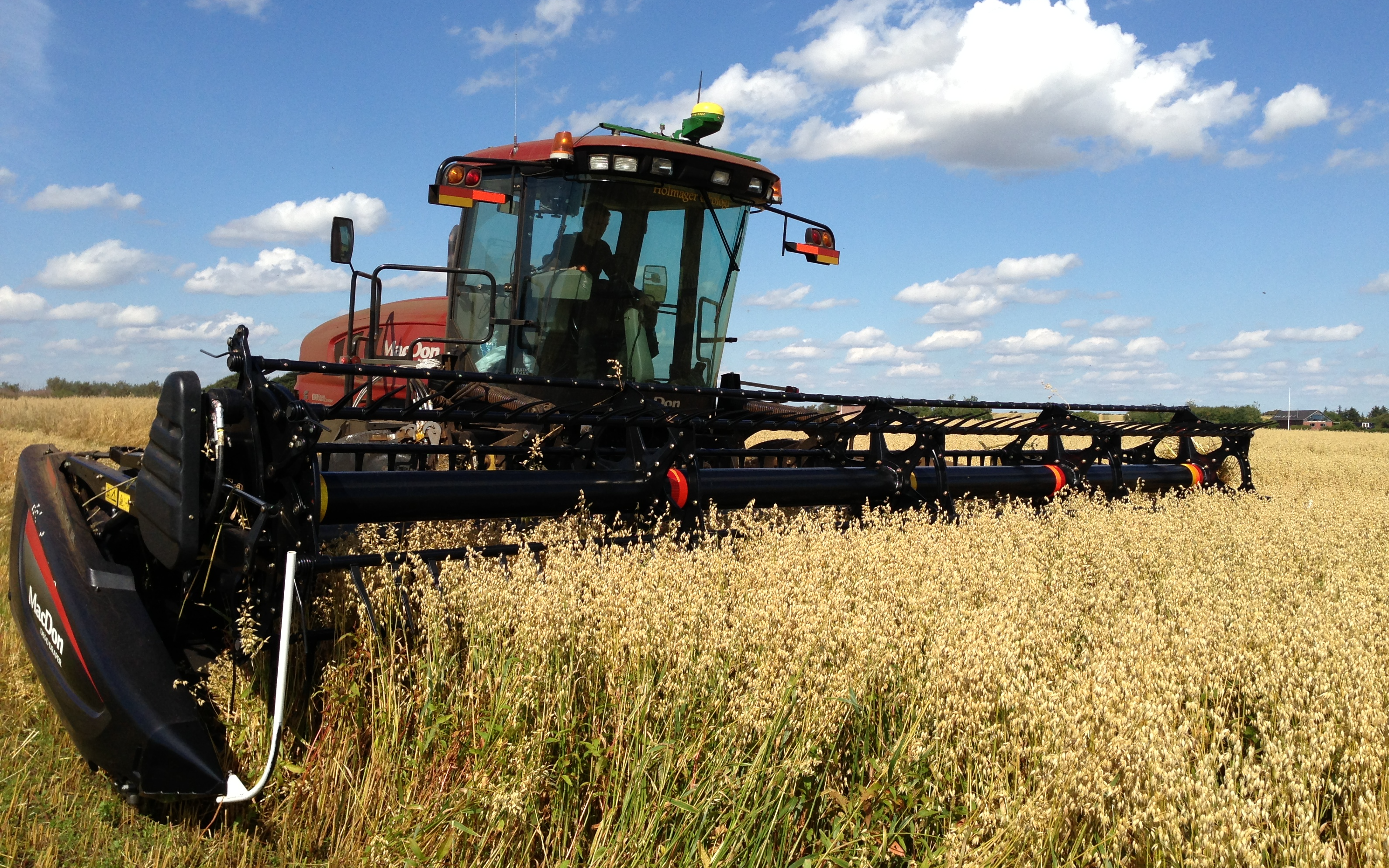 Holmager økologi aps med Skårlægger ved Ringkøbing