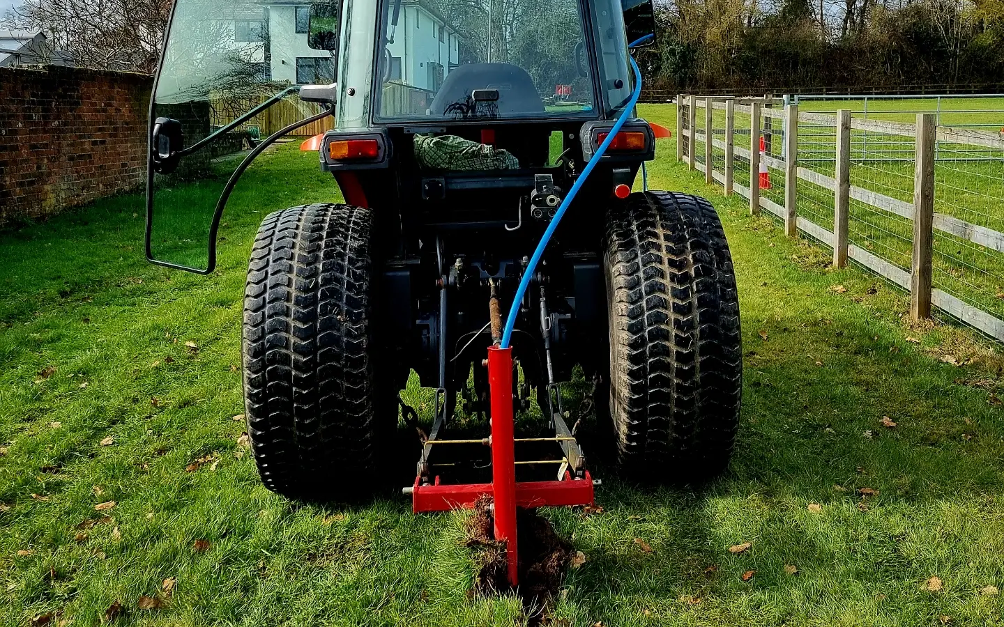 Cerberus land with Mole drainer at Bramley