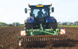 Alternative fertiliser solutions  with Stubble cultivator at Sutton Benger