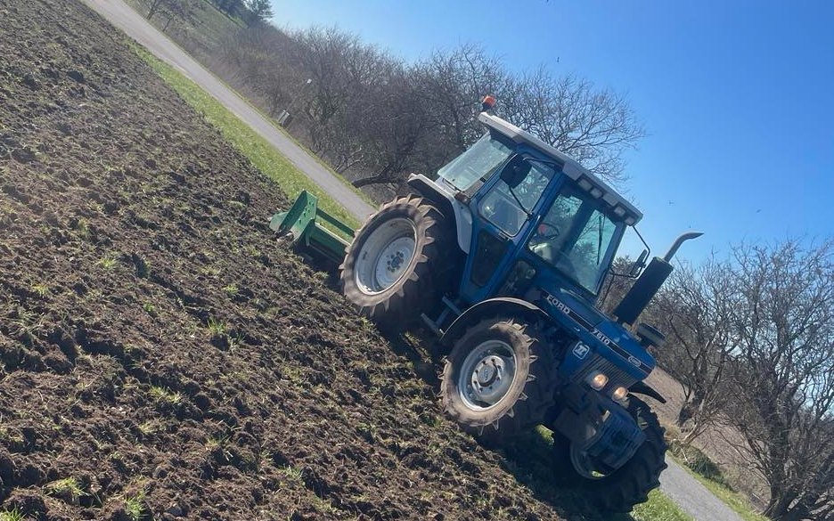 Marktech med Fræser ved Janderup Vestj