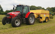 K.smith field services  with Large square baler at Finchampstead