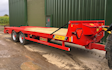 Neil chapman plant hire  with Tipping trailer at Bushs Orchard