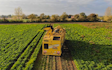 Spring farm partnership with Beet harvester at Taverham
