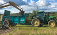 C winter contrating with Manure/waste spreader at Honington
