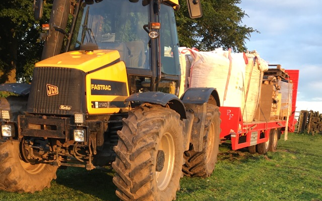 W fletcher with Low loader at Shottle