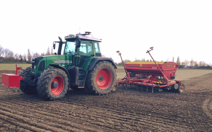 Stud farm contracting  with Drill at United Kingdom